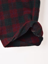 チェック柄 ウールパンツ W31