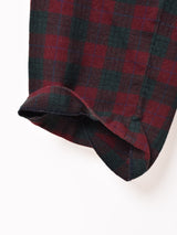 チェック柄 ウールパンツ W31