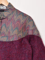 カナダ製 タペストリー×モヘア デザインセーター