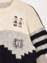 総柄 カーディガン