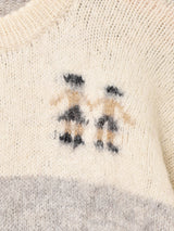 総柄 カーディガン