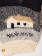 総柄 カーディガン