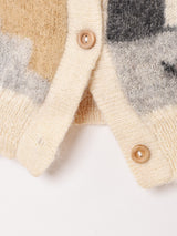 総柄 カーディガン