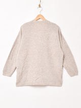 アニマル フラワーモチーフ カーディガン