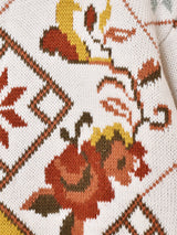 雪結晶モチーフ セーター