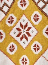 雪結晶モチーフ セーター