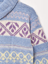 L.L.Bean 総柄 タートルネック セーター