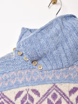 L.L.Bean 総柄 タートルネック セーター