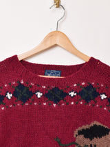 WOOLRICH アニマル セーター