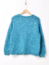 モヘア Vネックカーディガン