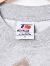 ウルフ プリント スウェットシャツ