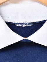 襟付き プリントスウェットシャツ