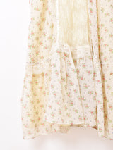 小花柄 レース ドレス