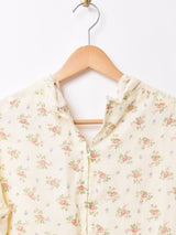 小花柄 レース ドレス