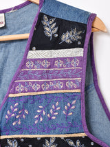 刺繍 デニムベスト