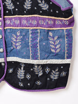 刺繍 デニムベスト