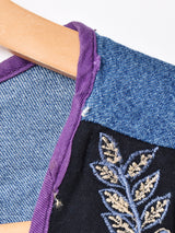 刺繍 デニムベスト