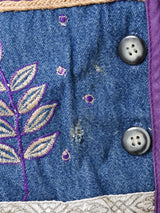 刺繍 デニムベスト