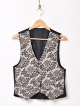 花柄 ゴブラン べスト