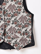 花柄 ゴブラン べスト