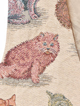 アメリカ製 キャットデザイン ゴブラン ベスト