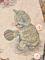 アメリカ製 キャットデザイン ゴブラン ベスト