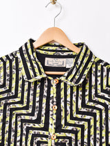 総柄 テープ刺繍 デザインジャケット