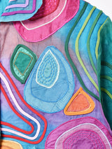 幾何学 刺繍 デザインジャケット