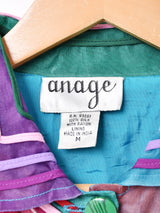 幾何学 刺繍 デザインジャケット