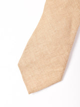 【6色展開】リネン 無地 ネクタイ