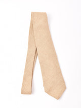 【6色展開】リネン 無地 ネクタイ