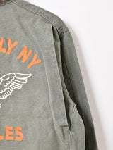 【3色展開】Backers 刺繍入り ヘビージャケット「MT.HOLLY MY EAGLES」