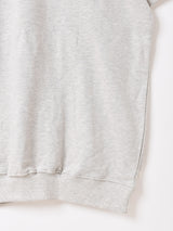 【2色展開】Backers ワンポイント刺繍 BullDog ショートスリーブ スウェットシャツ