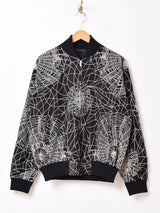 スパイダーウェブ柄 リバーシブル ジャケット