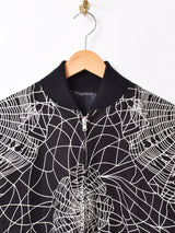 スパイダーウェブ柄 リバーシブル ジャケット