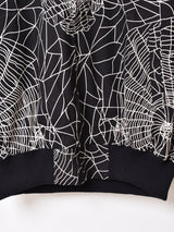 スパイダーウェブ柄 リバーシブル ジャケット