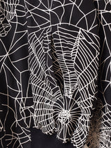 スパイダーウェブ柄 リバーシブル ジャケット