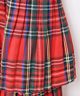 【3色展開】Meridian チェック柄 ラッフル キャミソールワンピース