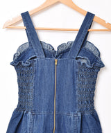 【2色展開】Emerald Motel デニム レースアップ キャミソールワンピース