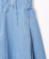 【2色展開】Emerald Motel デニム レースアップ キャミソールワンピース