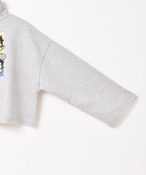 【2色展開】Meridian 「Betty Boop」 クロップド ハイネック スウェットシャツ