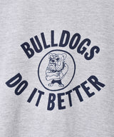 ブルドッグ プリント スウェットシャツ