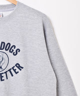 ブルドッグ プリント スウェットシャツ