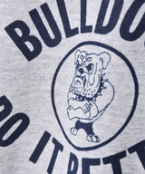 ブルドッグ プリント スウェットシャツ