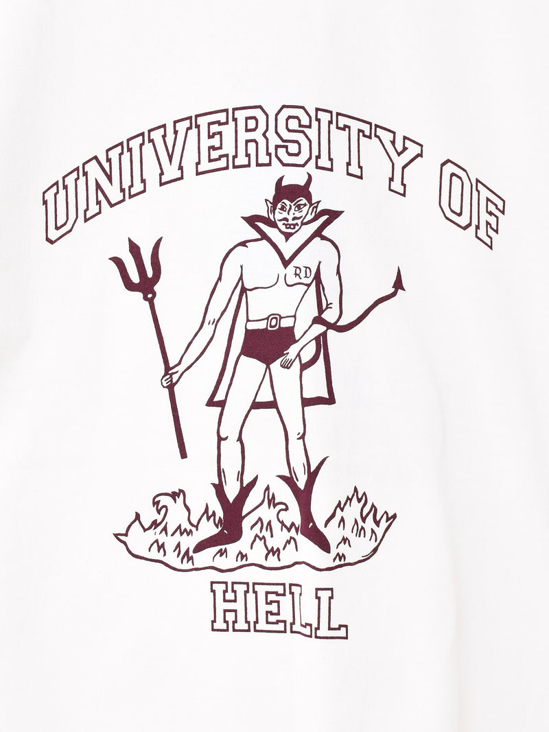【2色展開】 リンガーTシャツ Devil「UNIVERSITY OF HILL」