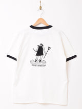【2色展開】 リンガーTシャツ Devil「UNIVERSITY OF HILL」
