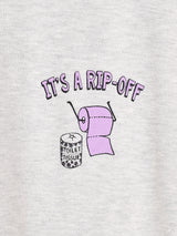 Backers 半袖スウェットシャツ 「IT'S A RIP-OFF」