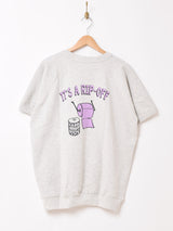 Backers 半袖スウェットシャツ 「IT'S A RIP-OFF」