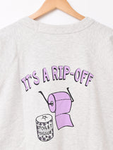 Backers 半袖スウェットシャツ 「IT'S A RIP-OFF」