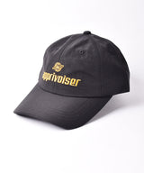 【2色展開】刺繍 キャップ 「Apprivoiser」ブラック